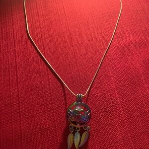 Dream catcher necklace